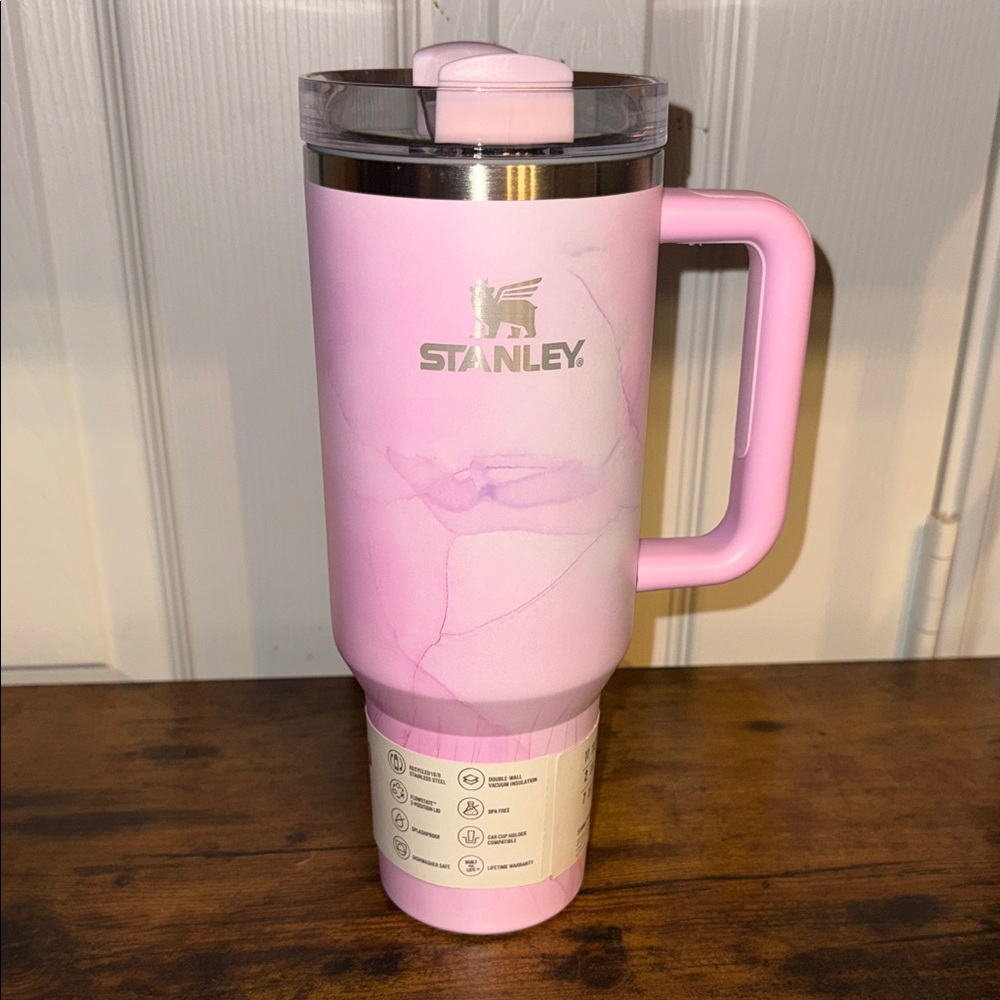 Stanley 40oz Pink Travel Mug